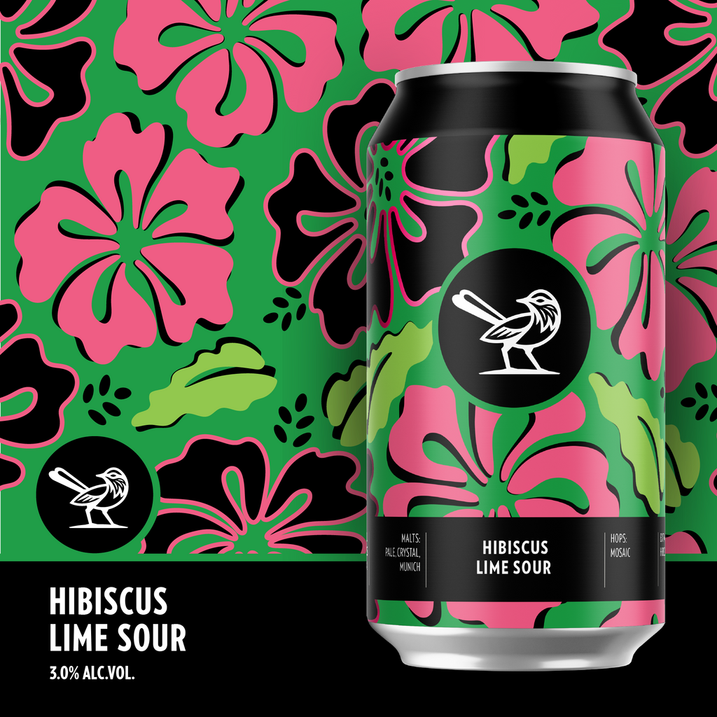 HIBISCUS LIME SOUR 3% ABV SUMMER RELEASE
