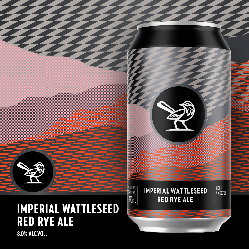 LIMITED RELEASE - IMPERIAL WATTLESEED RED RYE ALE 8.0%ABV